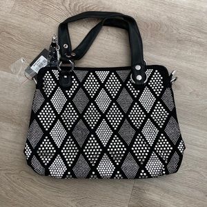 Diamond Pattern Fashion Handbag